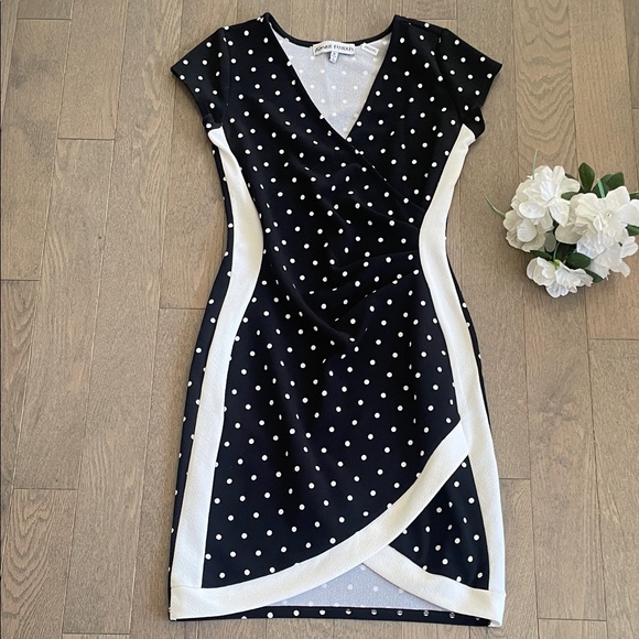 Almost Famous Dresses & Skirts - Black & White Polka Dot Dress 🔥 - Size Small (tagged Medium)
